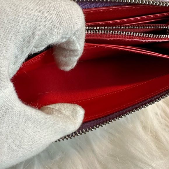 Rare Christian Louboutin Spike studds Round zipper long wallet - Picture 15 of 17